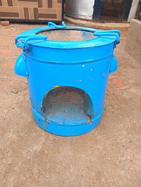 Modern household firewood stove