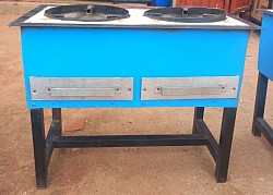 2 burner charcoal stove